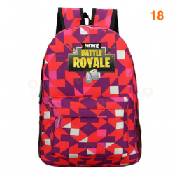 Fortnite &ndash; Battle Royale backpack for teenagers, pink, blue, black, white, for school, computer capacity, travel, computer