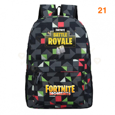 Fortnite – Battle Royale backpack for teenagers, pink, blue, black, white, for school, computer capacity, travel, computer