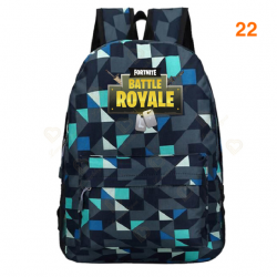 Fortnite &ndash; Battle Royale backpack for teenagers, pink, blue, black, white, for school, computer capacity, travel, computer
