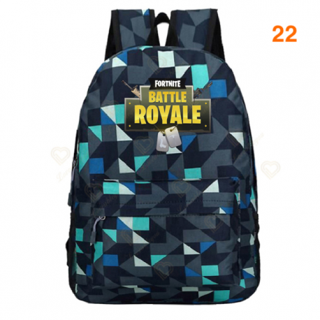 Fortnite – Battle Royale backpack for teenagers, pink, blue, black, white, for school, computer capacity, travel, computer