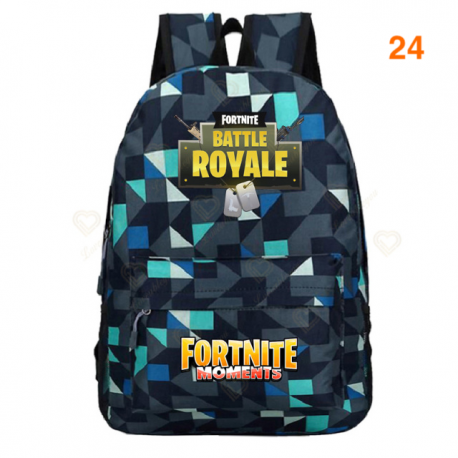 Fortnite – Battle Royale backpack for teenagers, pink, blue, black, white, for school, computer capacity, travel, computer