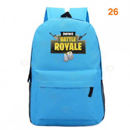 Fortnite – Battle Royale backpack for teenagers, pink, blue, black, white, for school, computer capacity, travel, computer