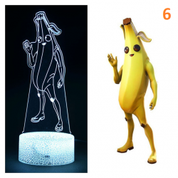 Lampe Led Fortnite multicolore avec t&eacute;l&eacute;commande