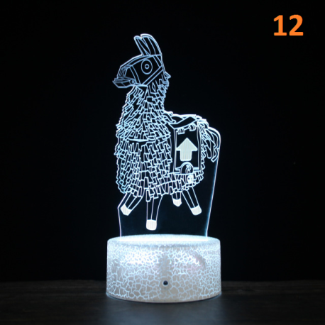 Lampe Led Fortnite multicolore avec télécommande