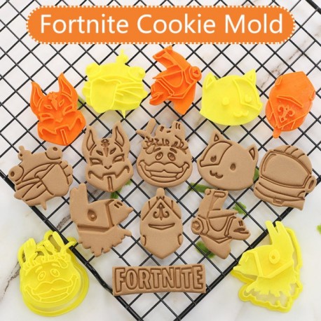 Fortnite character cookie cutter 9 pieces