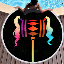 Fortnite special round beach towel
