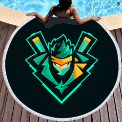 Fortnite special round beach towel