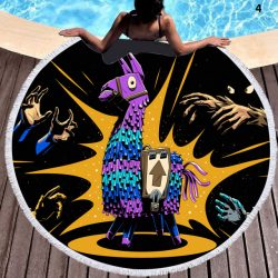 Fortnite special round beach towel