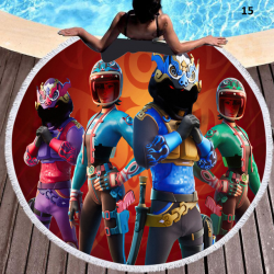 Fortnite special round beach towel