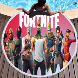 Fortnite special round beach towel