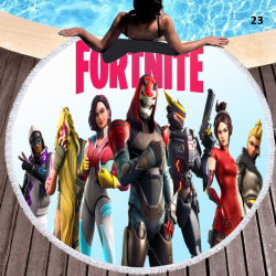 Fortnite special round beach towel