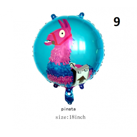 Fortnication party decoration, shooter, alpaca banner, birthday party decor, controllers, balloons, numbers, toys