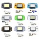 GBA – Coque de remplacement pour Gameboy Advance - Coque intégrale avec boutons et visserie
