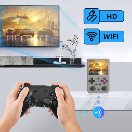 RG353V RG353VS Retro Portable Video Game Console, ANDROID AND LINUX 2GB RAM