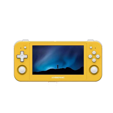 Console de jeux vidéo portable RG505 , 4,95 pouces, écran OLED Android 12