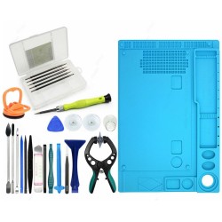 grand tapis avec outils professionnels