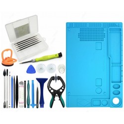 grand tapis avec outils professionnels