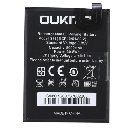 dépannage batterie Oukitel WP7