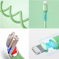 Cheap liquid silicone iphone usb cable