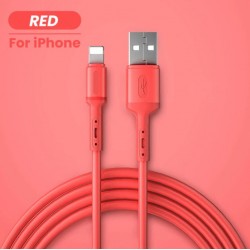 Cheap liquid silicone iphone usb cable
