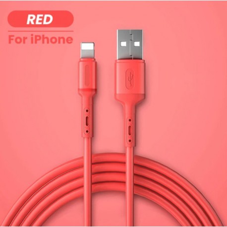 Cheap liquid silicone iphone usb cable