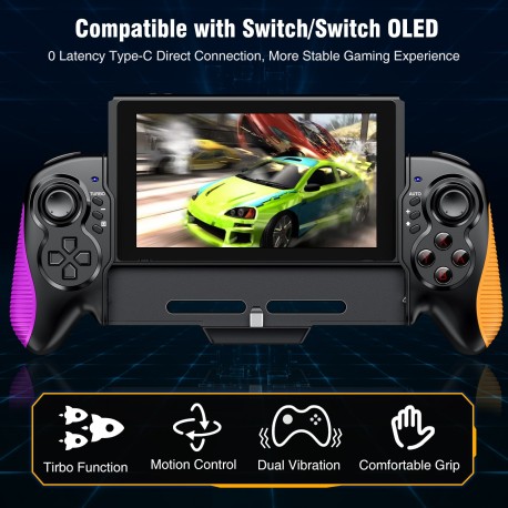 Manettes de jeux vidéo Nintendo Switch et switch Oled plug and play