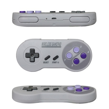 Manettes de jeu SNES Super Nintendo Classic et mini sans fils 2 modèle au choix compatible Retro Box console retrogaming
