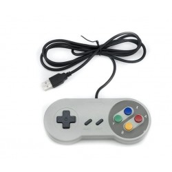 Super Nintendo USB Wired Game Controller Classic Game Controller for Nintendo SNES, PC , Retro Gaming console