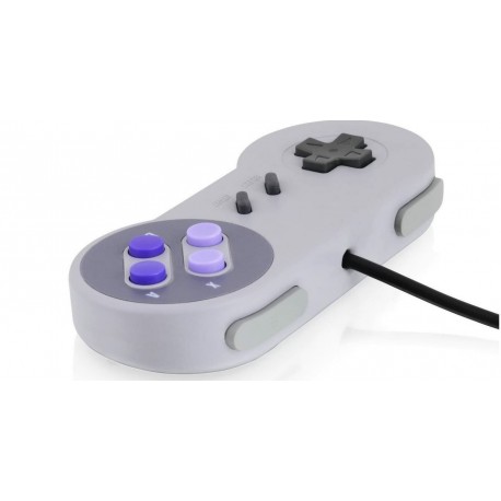 Super Nintendo USB Wired Game Controller Classic Game Controller for Nintendo SNES, PC , Retro Gaming console