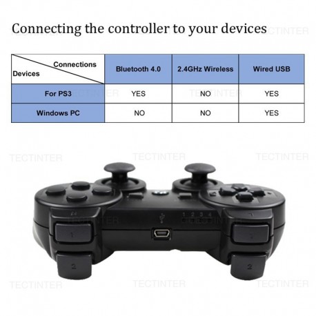 Wireless Sony PS3 console game controller with batterycheap