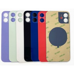 original quality iPhone 12 rear glass replacement with large camera hole