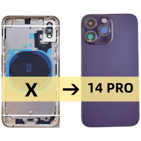 Back frame iPhone X to iphone 14 Pro, with logo and Tools