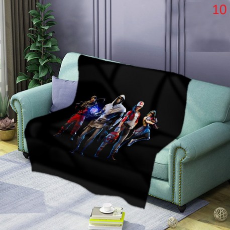 Fluffy blanket Fortnite battle royal style very soft