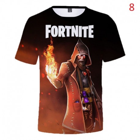 Tee shirt Fortnite Battle Royale imprimé en 3D pour enfant