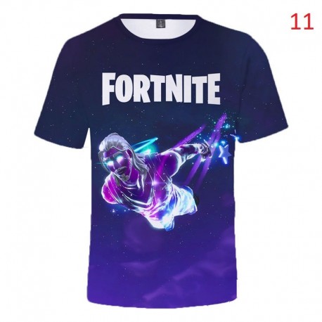 Tee shirt Fortnite Battle Royale imprimé en 3D pour enfant