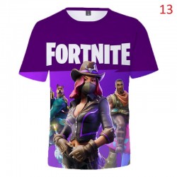 Tee shirt Fortnite Battle Royale imprim&eacute; en 3D pour enfant
