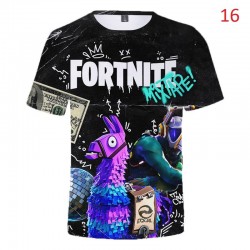 Tee shirt Fortnite Battle Royale imprim&eacute; en 3D pour enfant