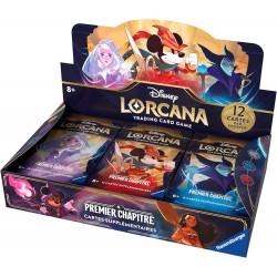 Disney Lorcana Chapitre 1 - Display Boite de 24 Boosters Francais - 1st Print 2023