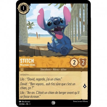 Stitch, Nouveau chien Foil Disney Lorcana