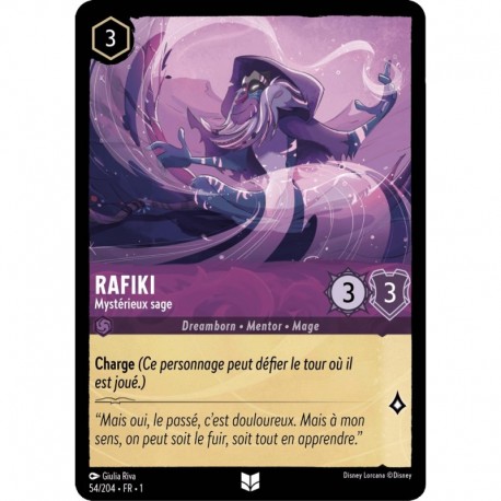 Rafiki, Mystérieux sage foil Disney Lorcana