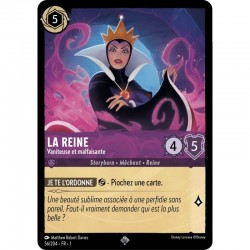 56/204 La Reine, Vaniteuse et malfaisante - FOIL - Carte Disney Lorcana