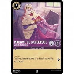 57/204 Madame de Garderobe, Confidente de Belle - FOIL - Carte Disney Lorcana