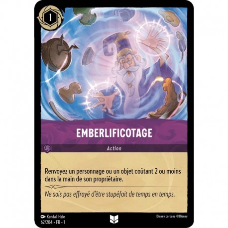 Emberlificotage foil Disney Lorcana