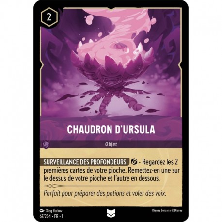 Chaudron d'Ursula foil Disney Lorcana