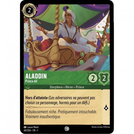 Aladdin, Prince Ali Foil Disney Lorcana