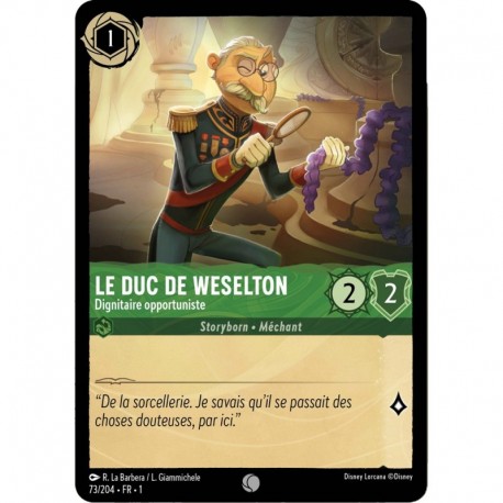 Le Duc de Weselton, Dignitaire opportuniste Foil 