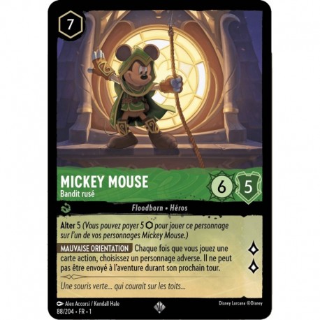 Mickey Mouse, Bandit rusé Foil Disney Lorcana