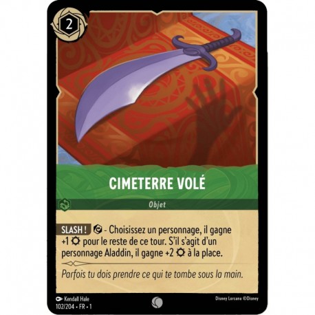 Cimeterre Volé Foil Disney Lorcana