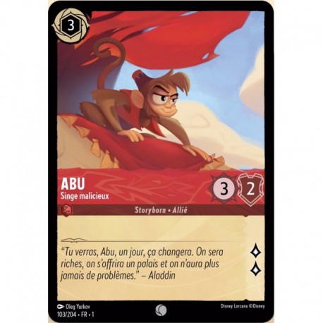 Abu, Singe Malicieux Foil Disney Lorcana