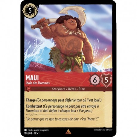 Maui, Idol des Hommes Foil Disney Lorcana